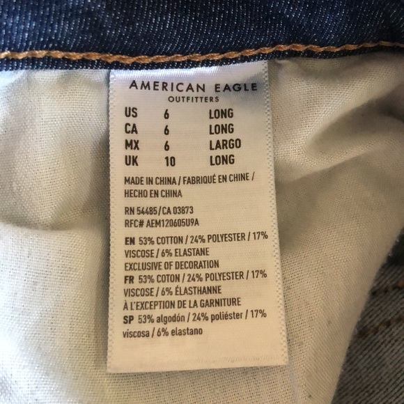 *SOLD* American Eagle Distressed Size 6 Hi Rise - Picture 11 of 11